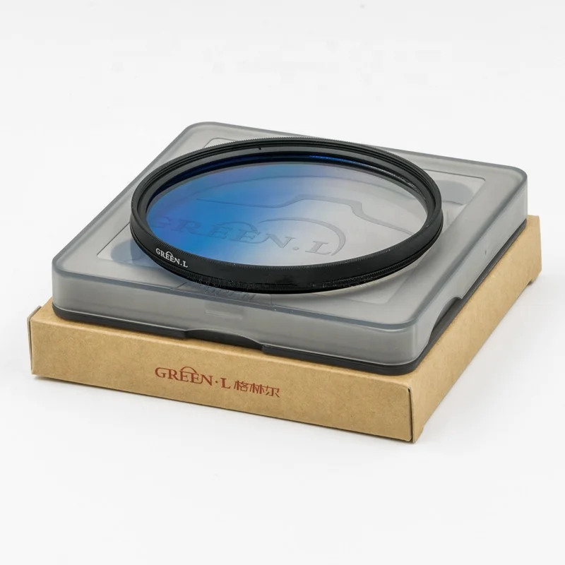 55 см постепенный Синий Желтый Зеленый Оранжевый Фиолетовый Цвет оптический фильтр