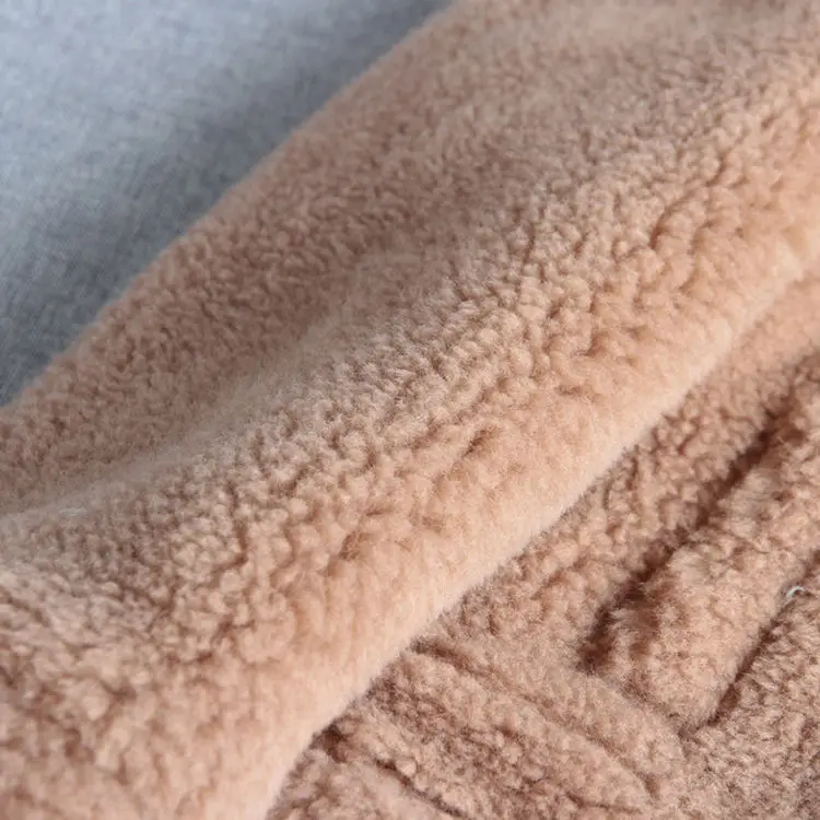 Custom sheep fur jacket women natural fur cloth motorcycle riding jackets for women