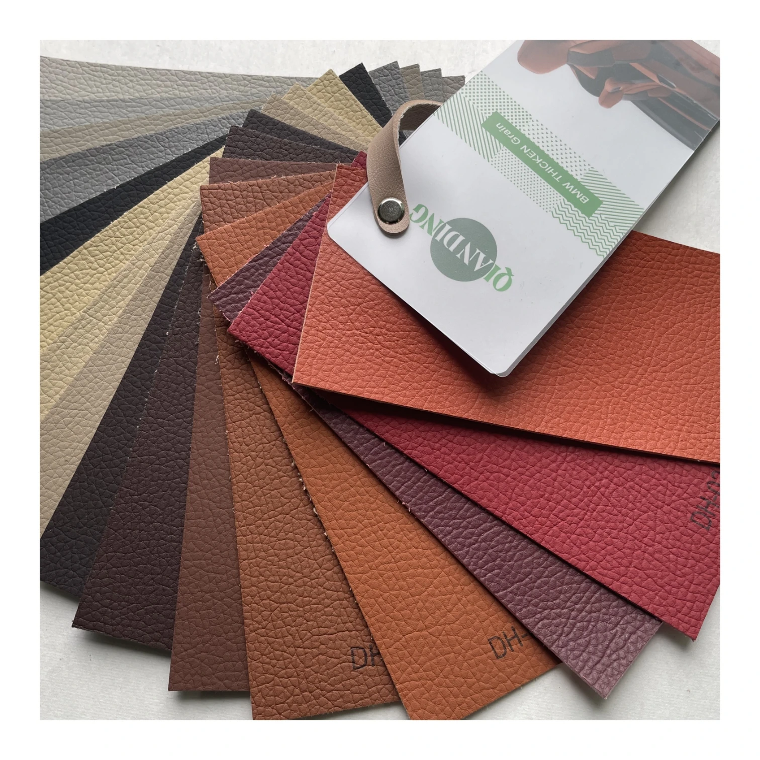 Stock lot famous car grain micro fiber pu faux leather for auto