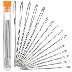 Wholesale Portable Wooden Sewing Needles Storage Case Household Stainless Steel Hand Sewing Needles