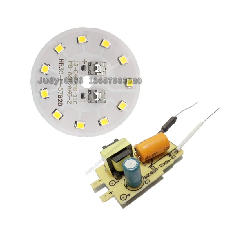 Led bulb DOB driver board No-flicker 100lm/w 9W led bulb circuit board led bulb driver IC chip