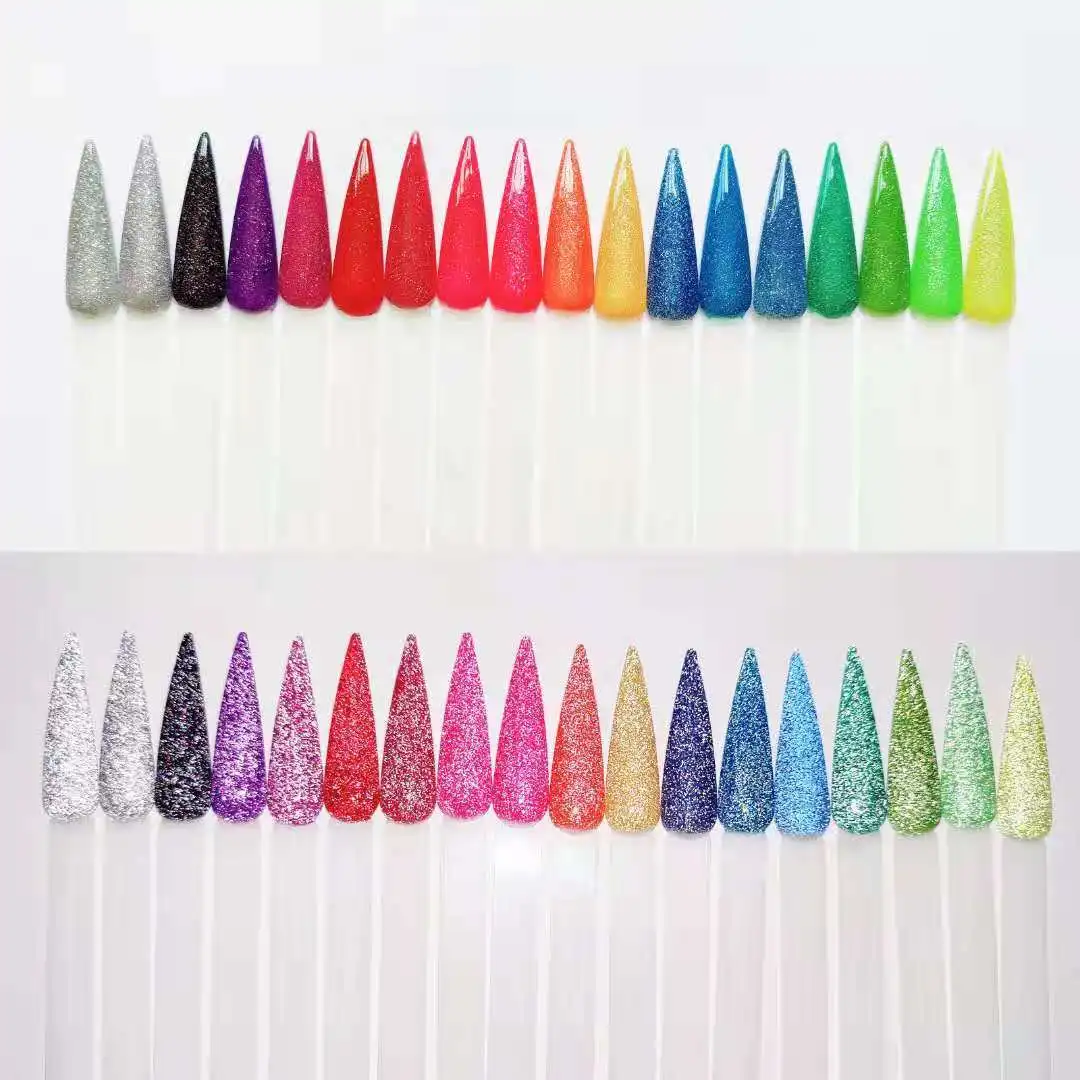 Very Shiny Uv Lamp Glass Gel Top Coat Nail Polish Bulk China Trade Curing Multi-Color Selection
