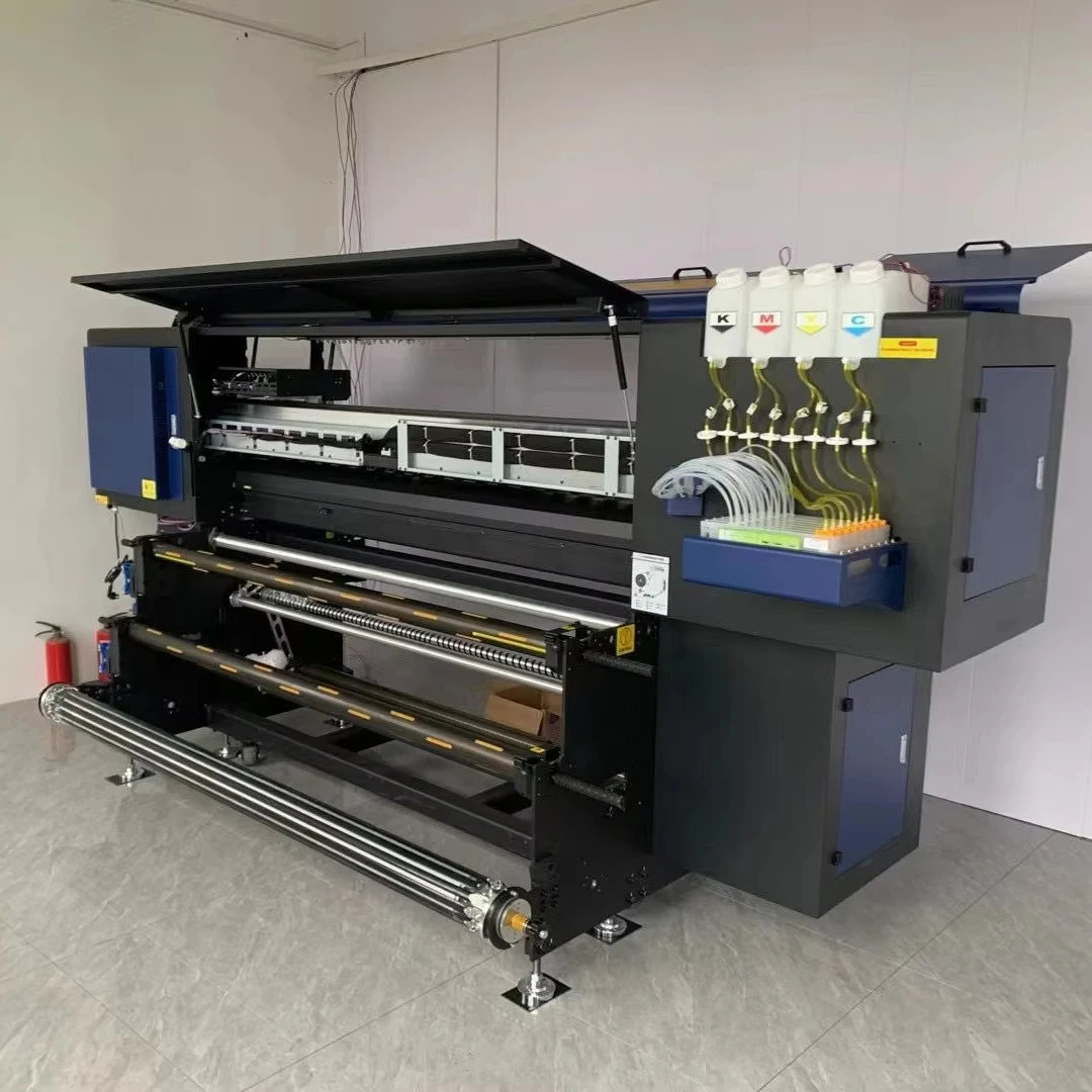 1900mm Digital Textile Printer and Heat Press Roll to Roll Sublimation Printer for Cotton Fabric