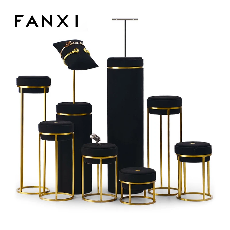FANXI factory wholesale custom jewelry mannequin jewelry display stand
