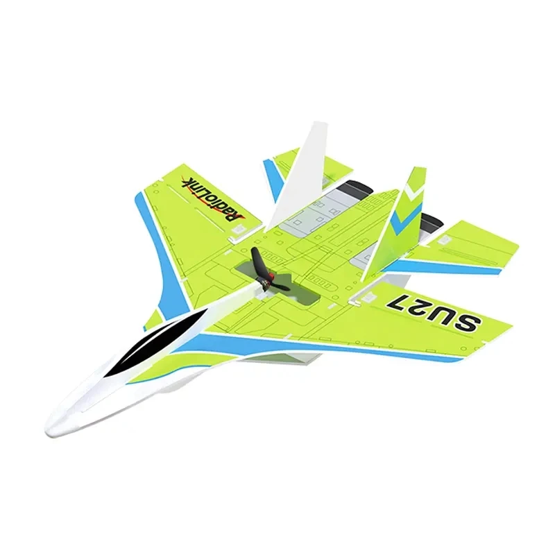 Radiolink Factory Aircraft Fixed Wing SU27 with T8S Throttle Left RC Plane Flight Controller Airplane BYME-DB Color Box Combo