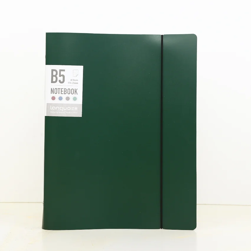 PP Cover Solid Color B5 Office Loose Paper Spiral Notebook