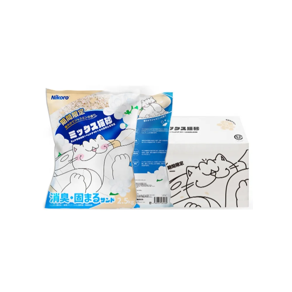 2024 latest models pet supplies Japanese Nikoro dew deodorizes clumps of quickly mixed cat litter