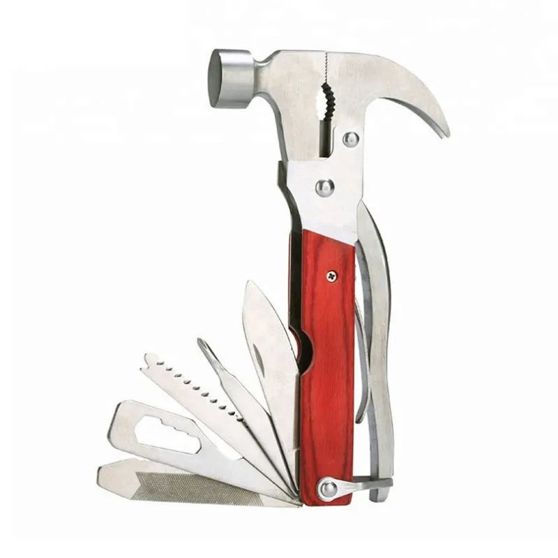 Plier,Pocket Screwdriver Bottle Opener,Survival Camping Claw Knife,Hand Saw,Car Safety Air Hammer