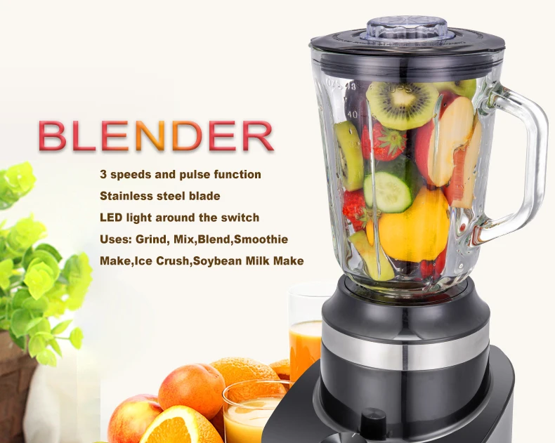 Leazo Customized CE certified portable 6/8 Blades hand juice mixer cup mini juicer fruit smoothie maker blender