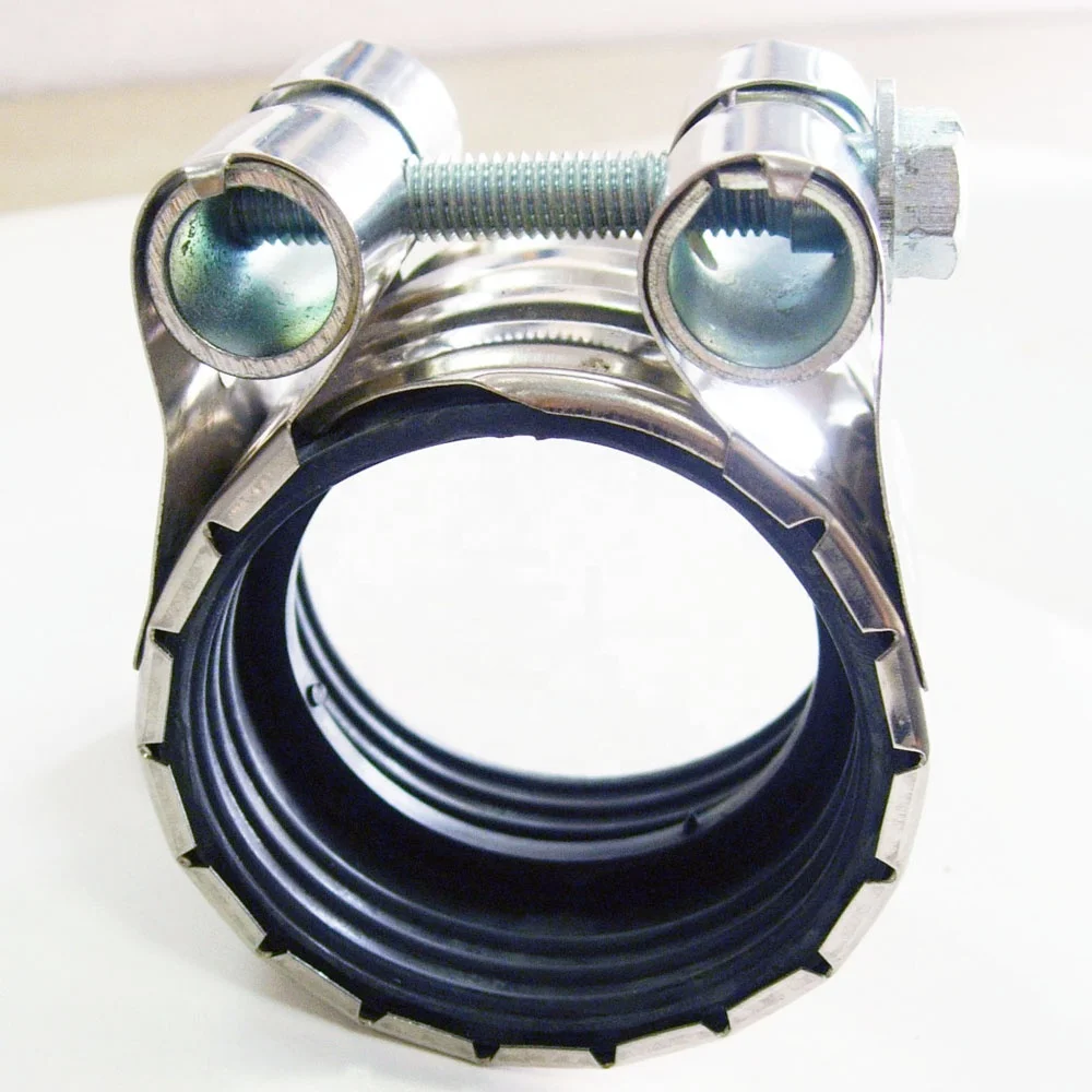 
Stainless steel High pressure Type E pipe coupling with Natural rubber inside 
