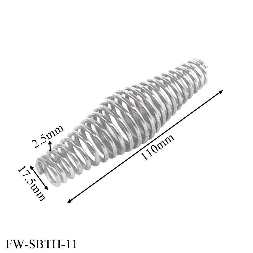 Nickel Plated Steel BBQ   Smoker Grill Stove Handle  Barrel Spring