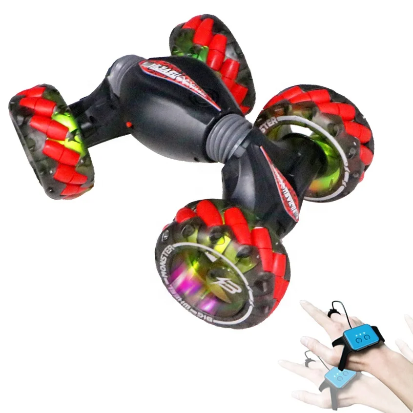 Hot Selling Drift Gesture Double-Sided Stunt Twist car Toy Big Wheel Off-road Remote Control Car Radio Controlled Car