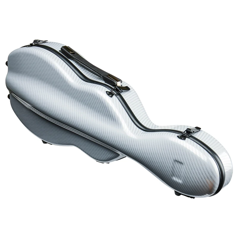 Violin case VB36-44 white striped violin case FRP carbon fiber 4/4 size