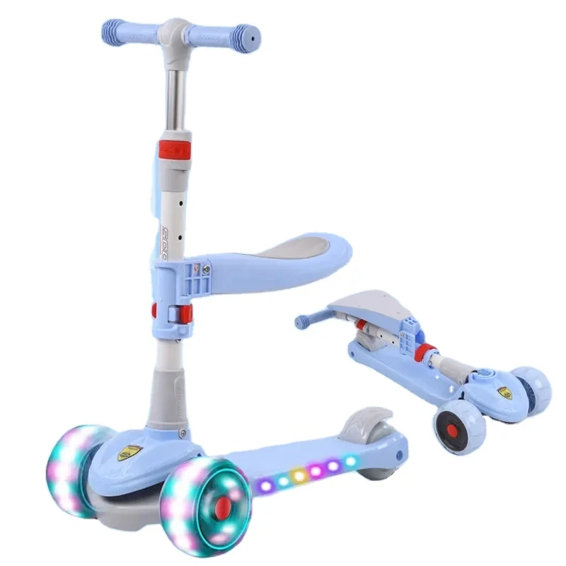  Light weight adjustable portable scooter for kids child superoot toy smart strps kick play Self-balancing segway