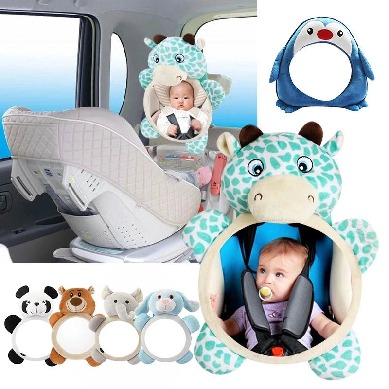 
Cartoon Baby Safety Rear Facing Mirrors Adjustable Car Baby Safety Car Back Seat View Mirror for Kids  (1600135747161)