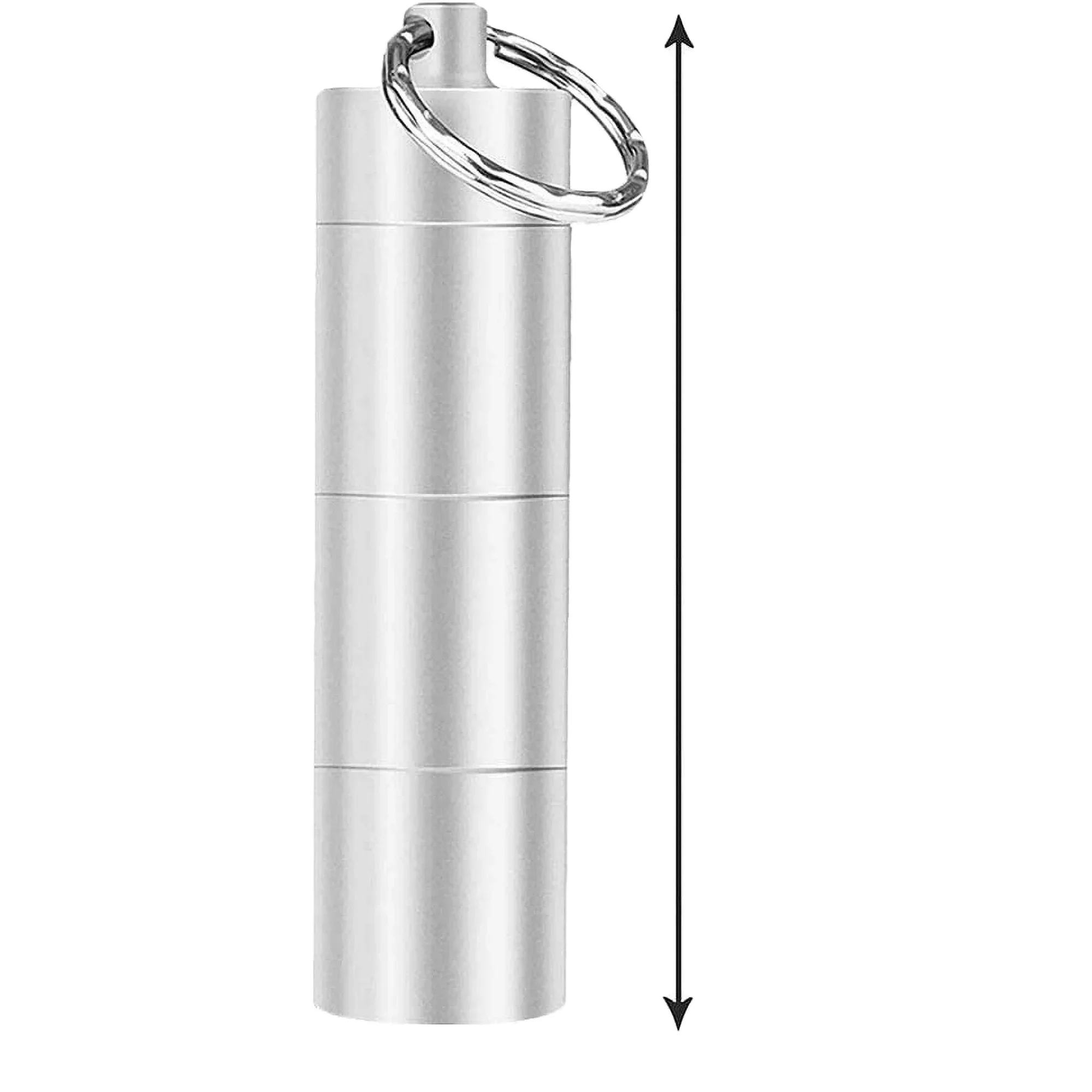 Metal mini pill box easy to open in bulk rotatable capsules 7 days 7 boxes portable medical