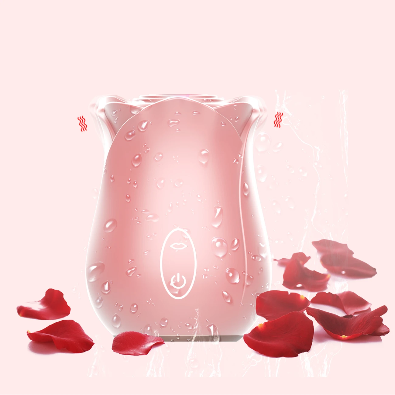 Red Mini Silicone Clitoris Sucking Massager Pussy Vibratore Clit Model Roses Suck Sex Toy Women Rose Vibrator