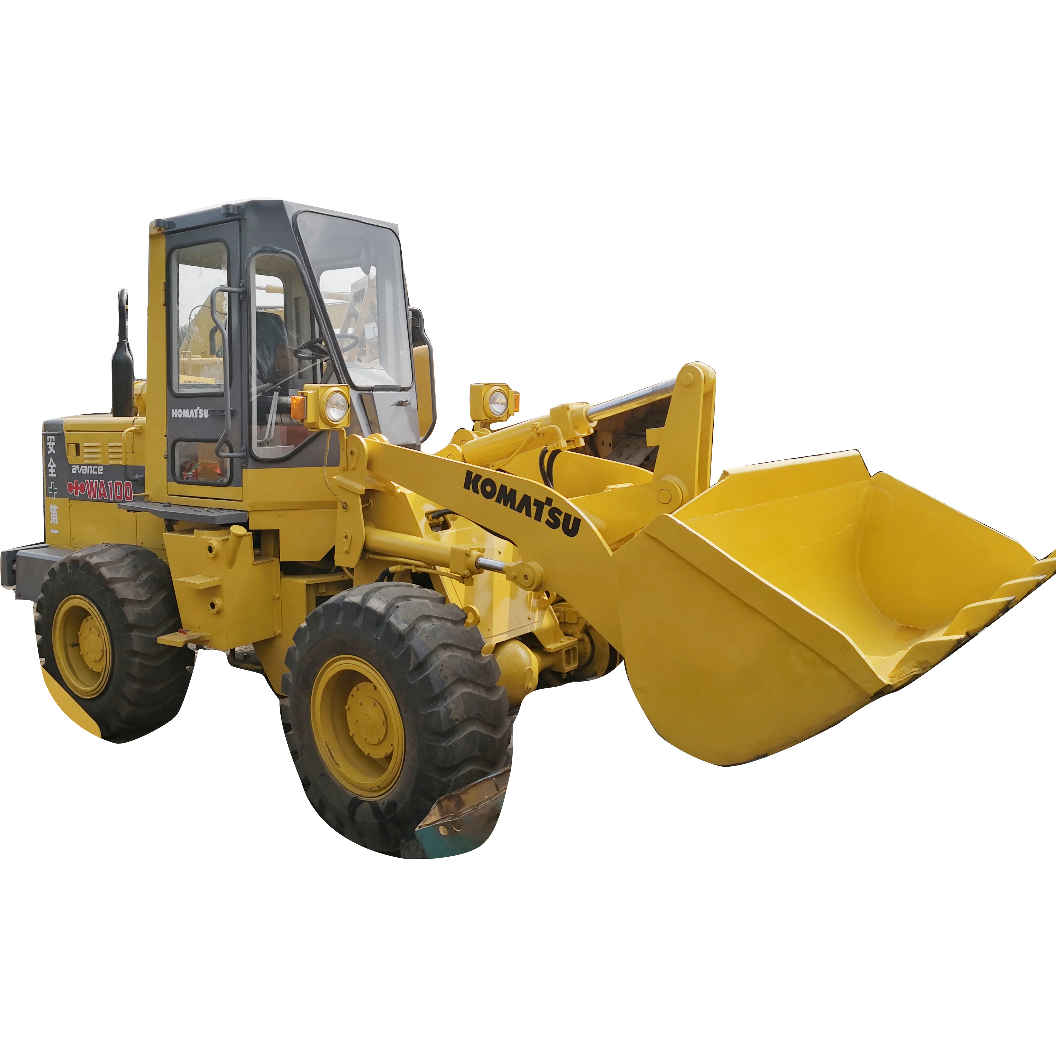 HOT SALE used mini wheel loaders 2t Komatsu WA100-1 made in Japan Shovel Truck front bucket low consumption cheap South Africa
