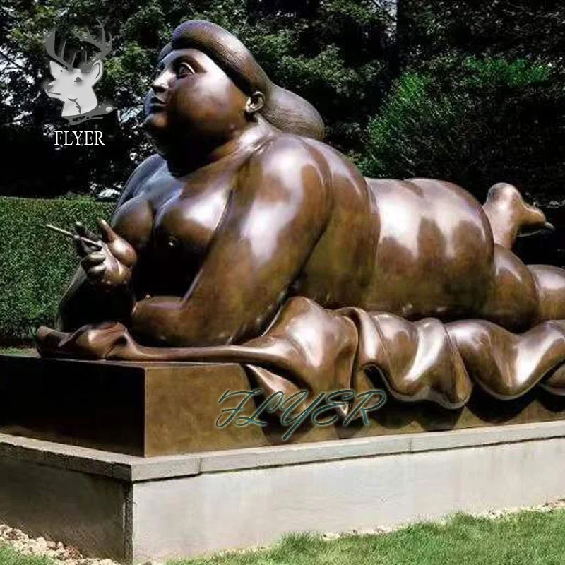Hot selling art garden decoration abstract fernando botero bronze fat horse statue