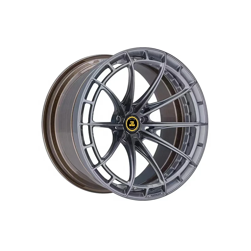 Jiangzao 2 Piece Dual Construction duoblock deep dish alloy wheels emira for  911 996  997 991  992  Carrea 4S GT2 GT3 RS