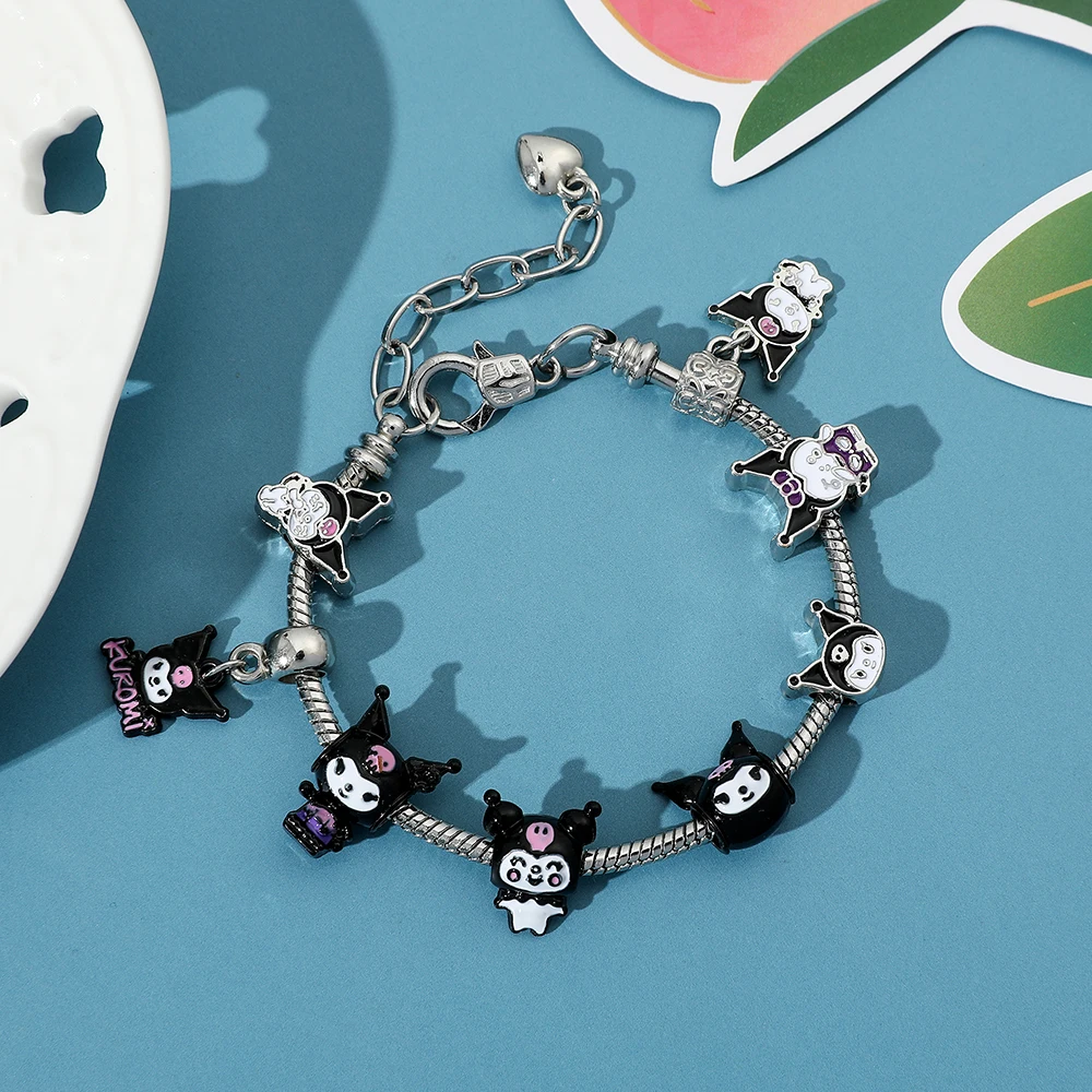 New Anime Cartoon Kawaii Charm Bracelet Men Women Fashion Bangle Birthday Gifts Toy