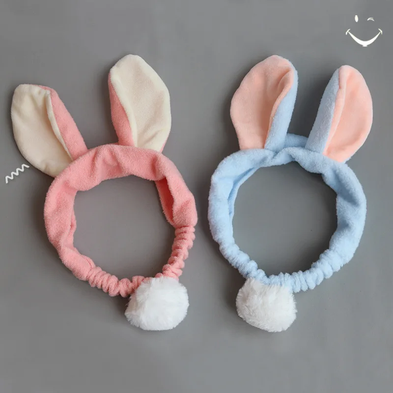 
Cute Wash Shower Make Up Elastic Bathroom Shower Headband Women Hair Band 