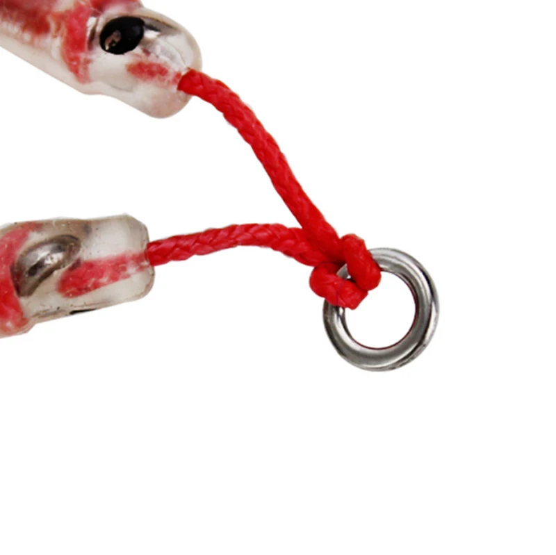 Jetshark Quality Strong Stainless Steel Ring  Jigging Hook Double Assist Mini Squid Jig Hook