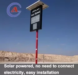 Radar Limit Led Solar Car Detector Display Slow Down Signs Led Digital Limiters Speed Indication Sign