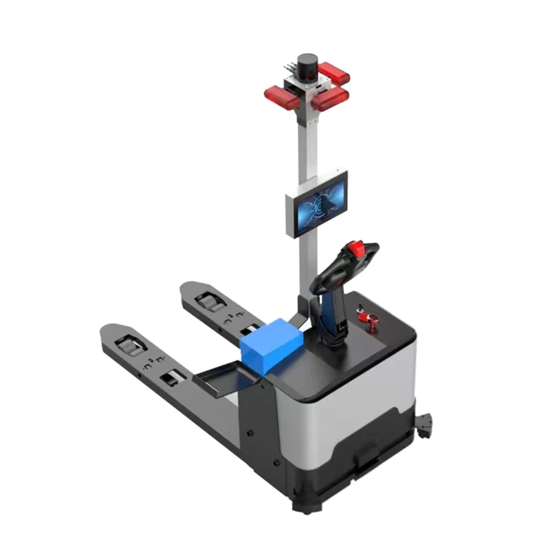 Reeman Automated Forklift Robot 1.5 Ton Lifting Height Laser Electric Stacker Electric Forklifts Trucks Price 4 Wheel for Sale