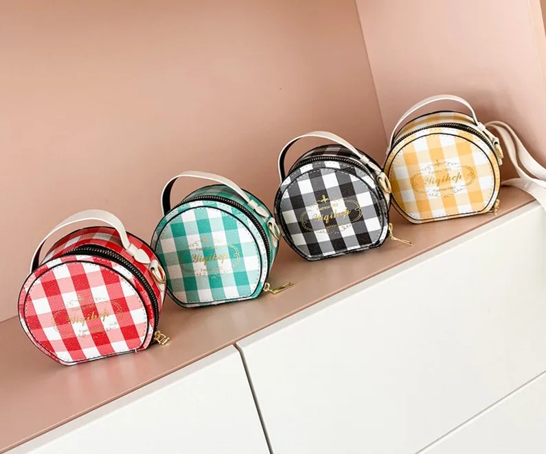 Оптовая продажа 2023 Новое поступление модные милые круглые сумки для девочек дизайнерская сумка-тоут на заказ детей Детский кошелек сумка