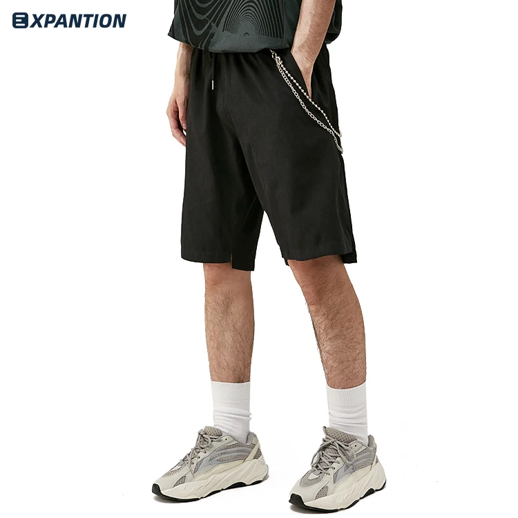 
EXP custom logo wholesale quick dry athletic wear sweat dry fit gym running fitness mens workout shorts 