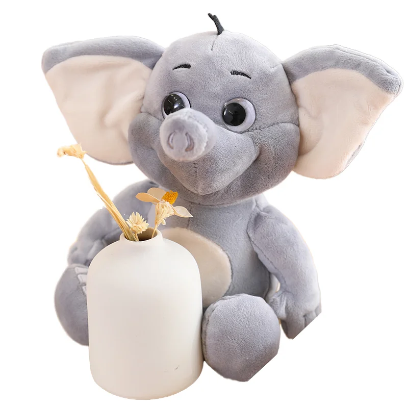 Импортные игрушки из Китая плюшевый слон супер мягкий хлопок набитые животные Утяжеленные вышитые идеальный подарок для вечеринки