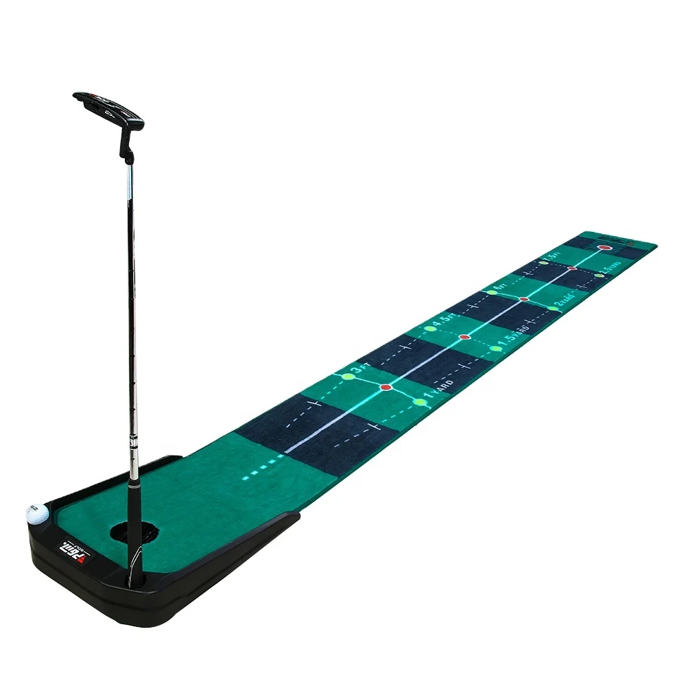 Syh142 Indoor Golf Putter Trainer Home Practice Blanket Home Golf Putting Mat Practice Training Aids Golf Putting Mat