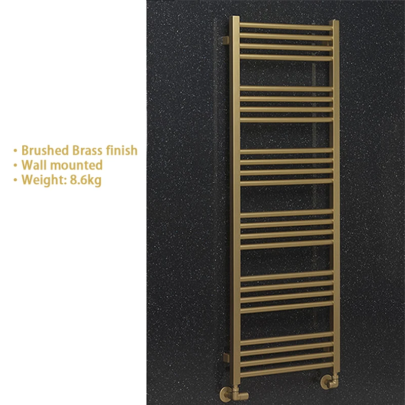 hotel bathroom Black Towel Rails heated electric towel radiator towel warmer drying rack