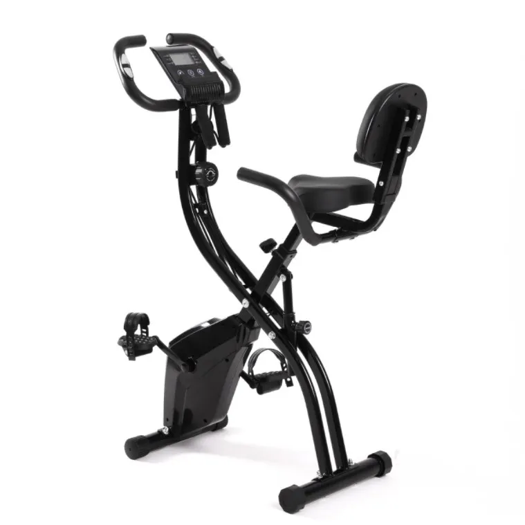 Magnetic Folding Exercise Bike Home Gym Cycle For Indoor Fit Training Stationary Cardio Xbike