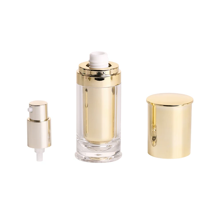 Luxury cosmetics packaging glass bottle sets empty glass cream jar and pump spray bottle skin care set face cream lotion bottle