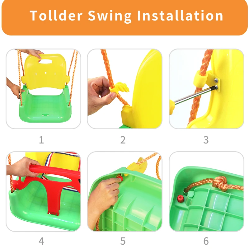Indoor/outdoor Swing Plastic Toys Hanging Baby Swing