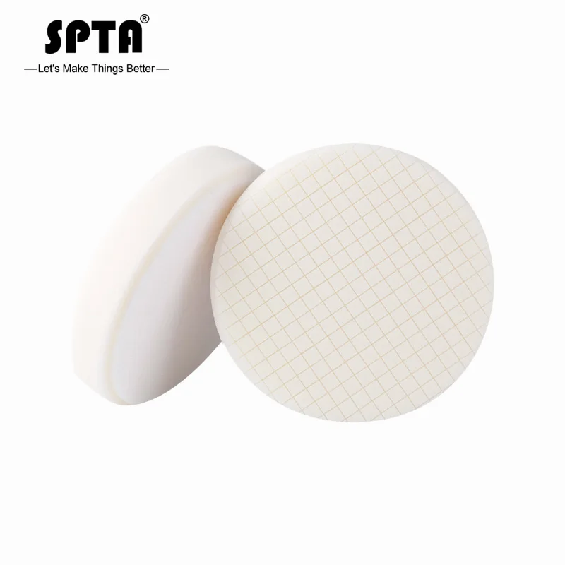 SPTA 5Pcs 7inch Buffing Pads Polishing Pads Polishing Grid Pad for Car Polisher Boat Polisher