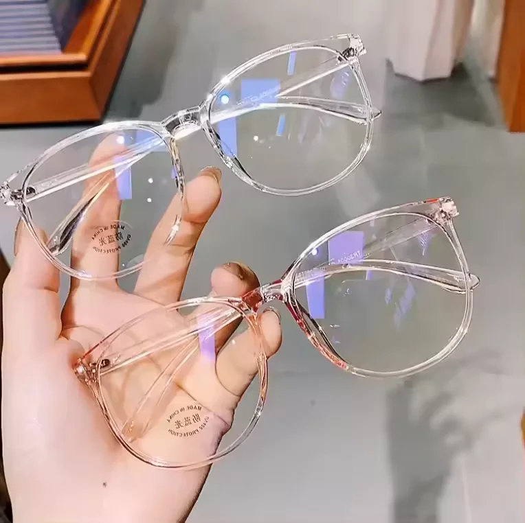 2024 Anti Blue Light Glasses  Eyewear Fashion Transparent Eyeglasses Sunglasses