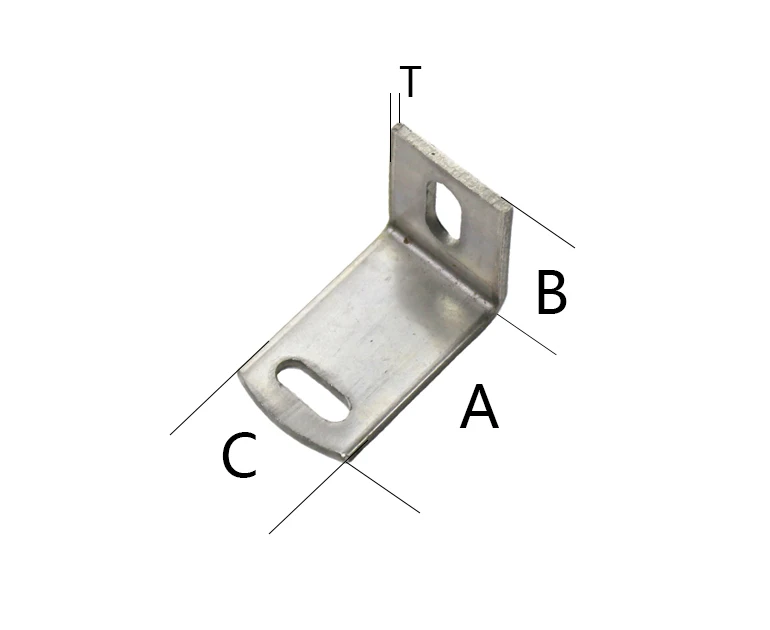 SS304 Fixing brackets for cladding system L type stone fixing brackets L anchor