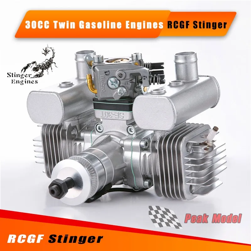 RCGF STINGER 30CC двухтактные 2-тактные двигатели Rc модель бензиновых двигателей Самолет двухтактный Stinger 30cc двигатель