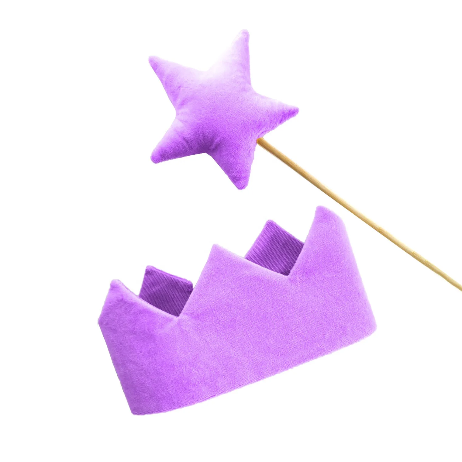 2024 New Design Kids Birthday Crown Headband Star Wand Stick Children Party Crown Hats Crown Party Hats Decor