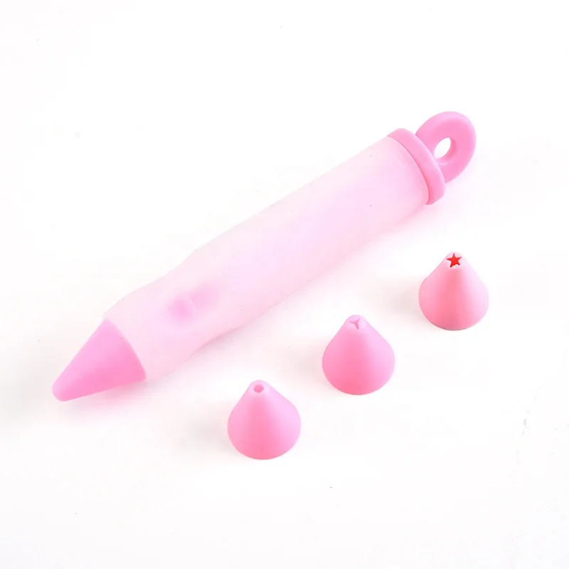 Cake decoration tool silicone food writing pen biscuit cake decoration pen