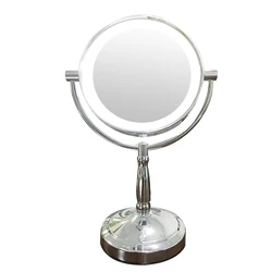 Top seller  Portable Rechargeable Magnifying mirror Lighted vanity mirror with adjustable dimmable Led Light