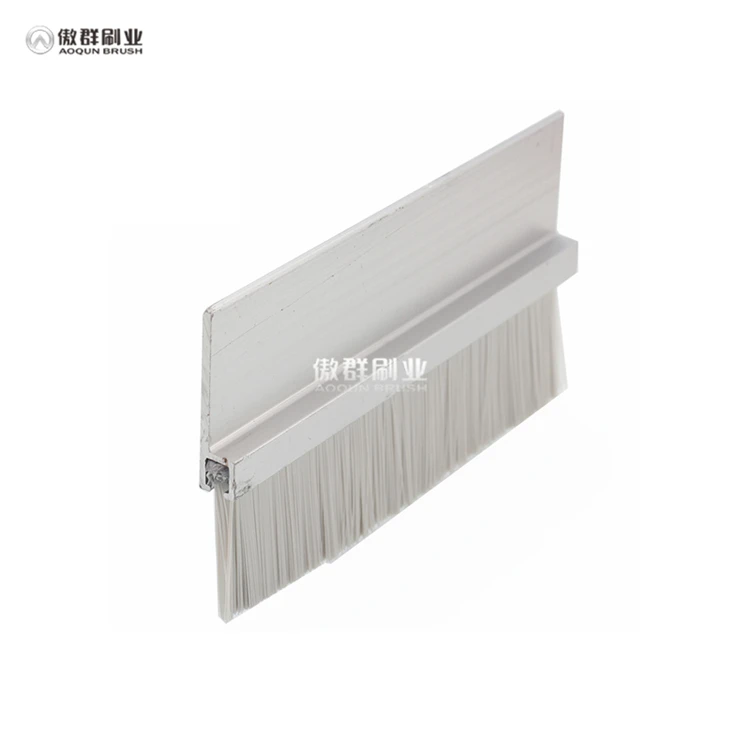 Wholesale Price Customized Sealing Door Cleaning Dust-Proof Aluminum Handle Weather Strip Brush Seals Windows Door
