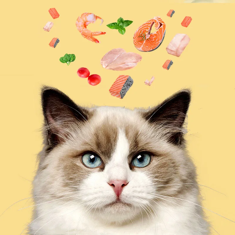 Pet Supplies OEM Custom 85g Cat Delicious Wet Food Treats Snacks Canned in Bag Food Shrimp Tuna Chicken Breast Cod Tin Can