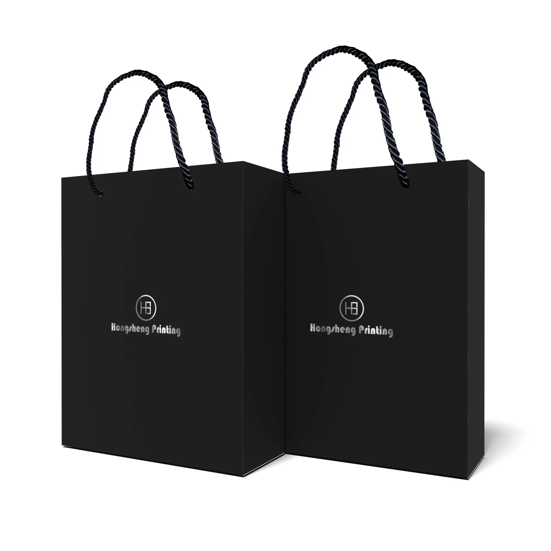 Оптовая цена, бумажные сумки с покрытием из крафт-бумаги, тележки, персонализированные Розничные сумки для покупок