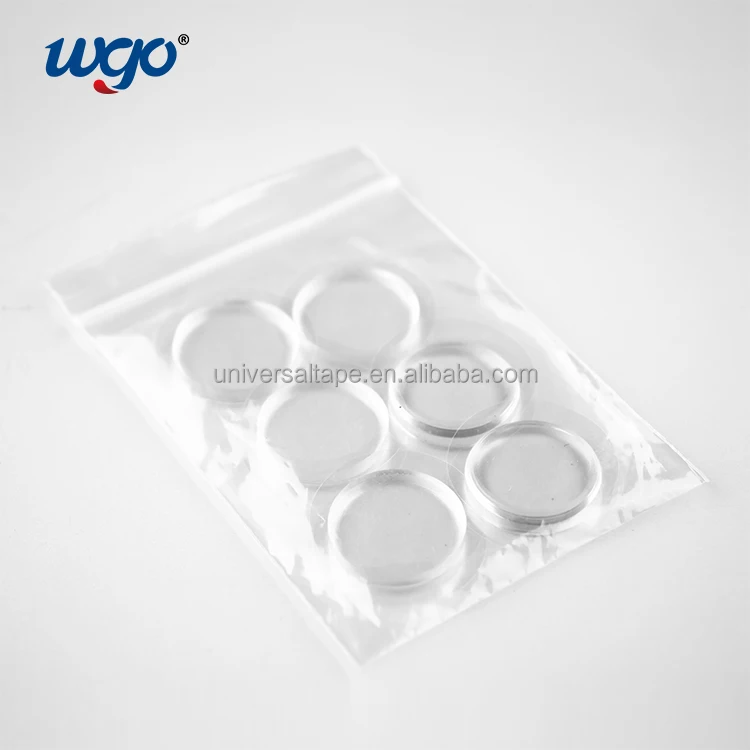 6Pcs/Set New Transparent Snare Drum Mute Pad Drum Damper Gel Pads Snare Tom Drum Muffler Mute Percussion Instrument Accessories