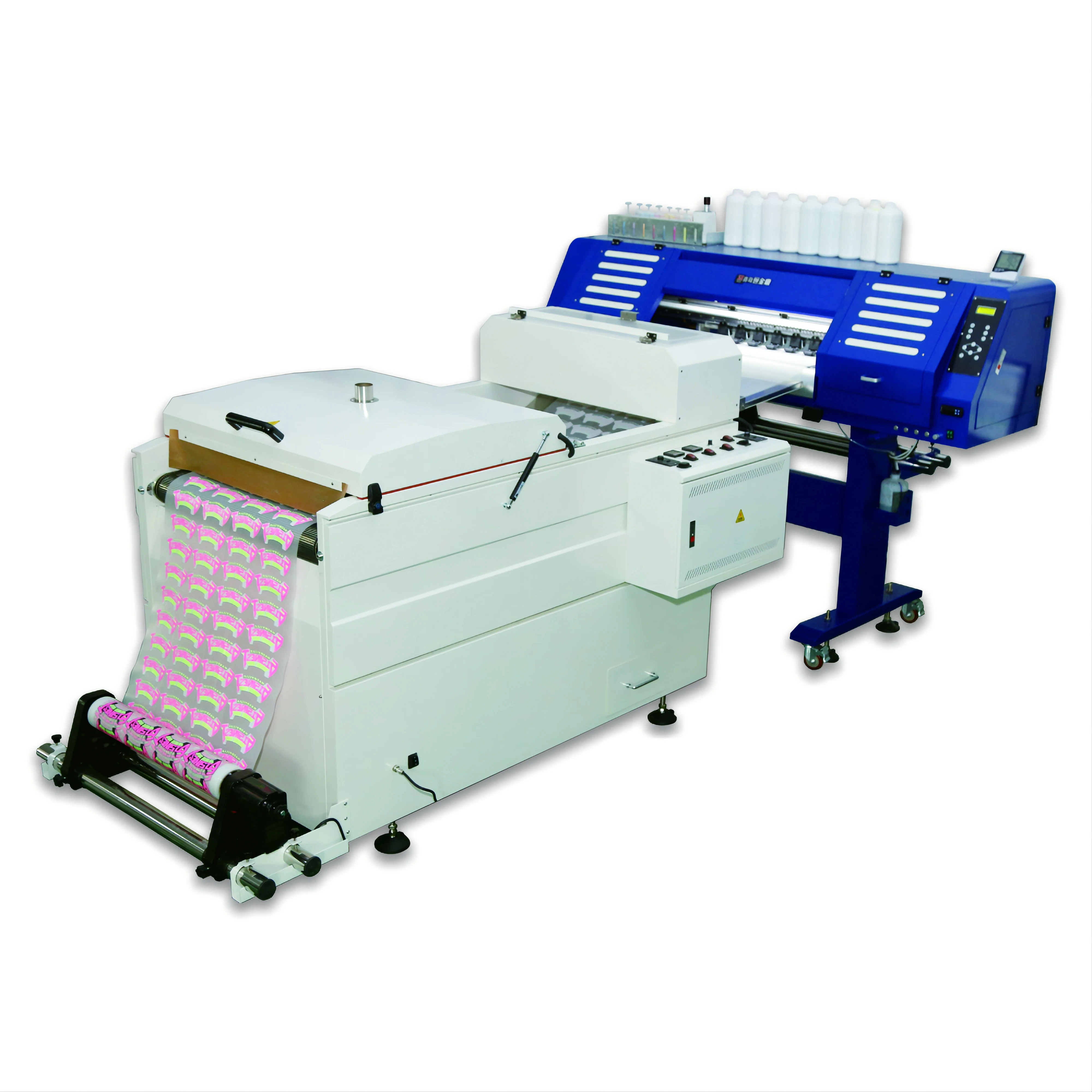 Dual i3200 Heads Transfer Film DTF Printer PET Film Direct to Film 24 inch Printer For T-shirt Printing
