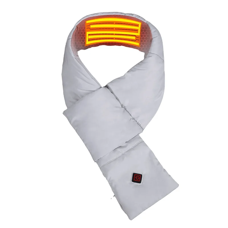 Anjuny Hot-Selling Three Temp Settings Neck Warmer Heated Scarf For Outdoor